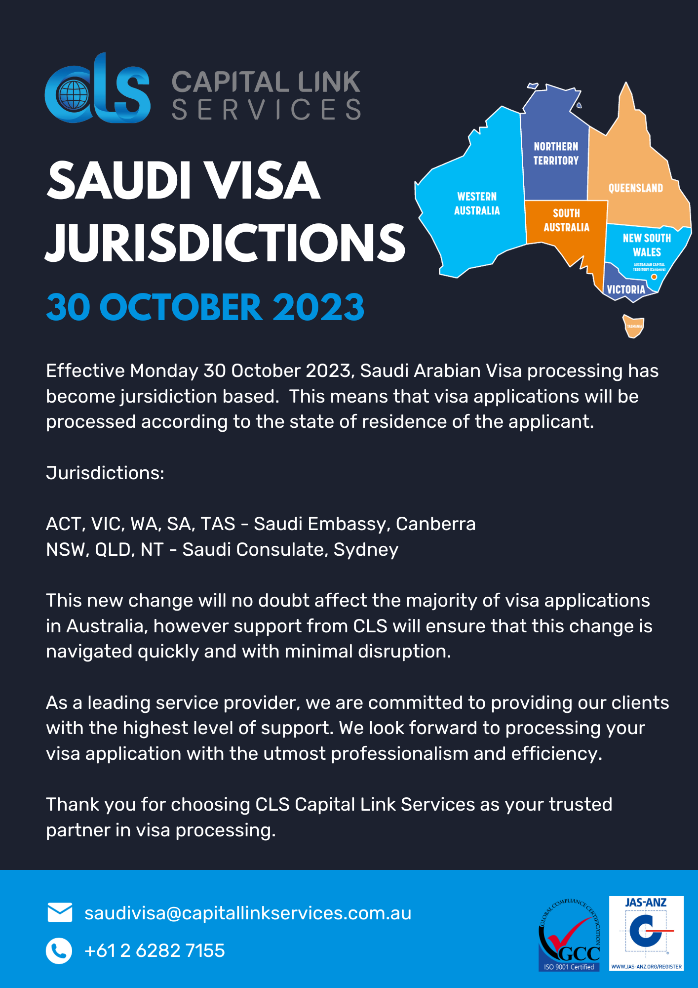 KSA Visa Jurisdictions